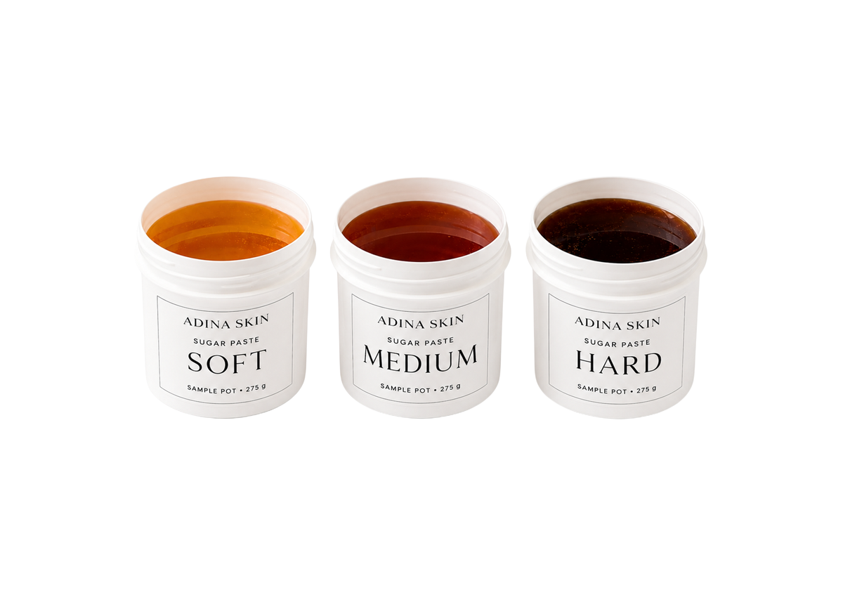 Professional Sugar Wax Sample Set – Hard, Medium & Soft